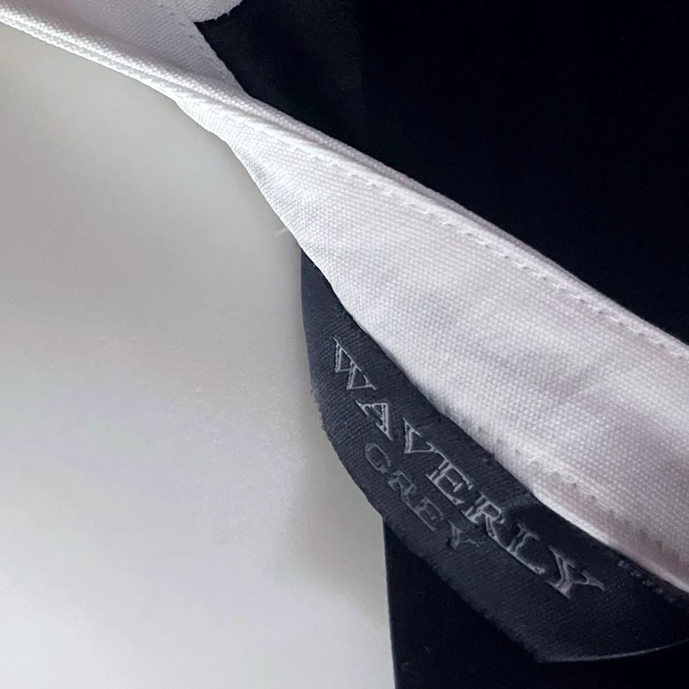 Waverly Grey Black and White Contrast Mini Dress Colorblock Chic Workwear - Picture 5 of 9